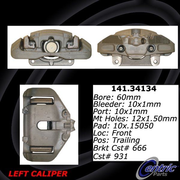2016, 2015, 2014 BMW 528i Disc Brake Caliper