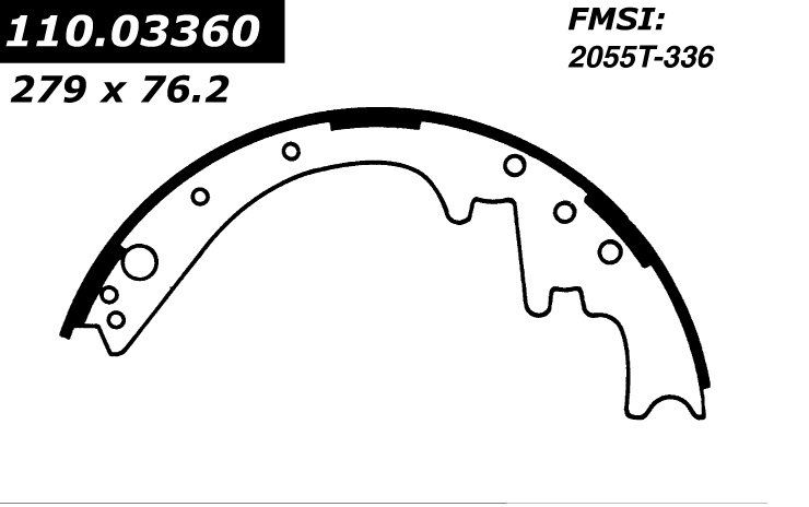 1971, 1970 Dodge Challenger Drum Brake Shoe