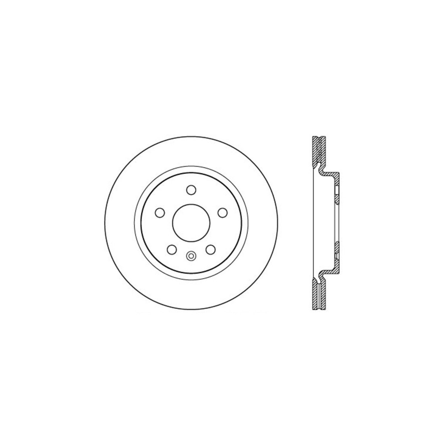 2010 Buick Allure Disc Brake Rotor