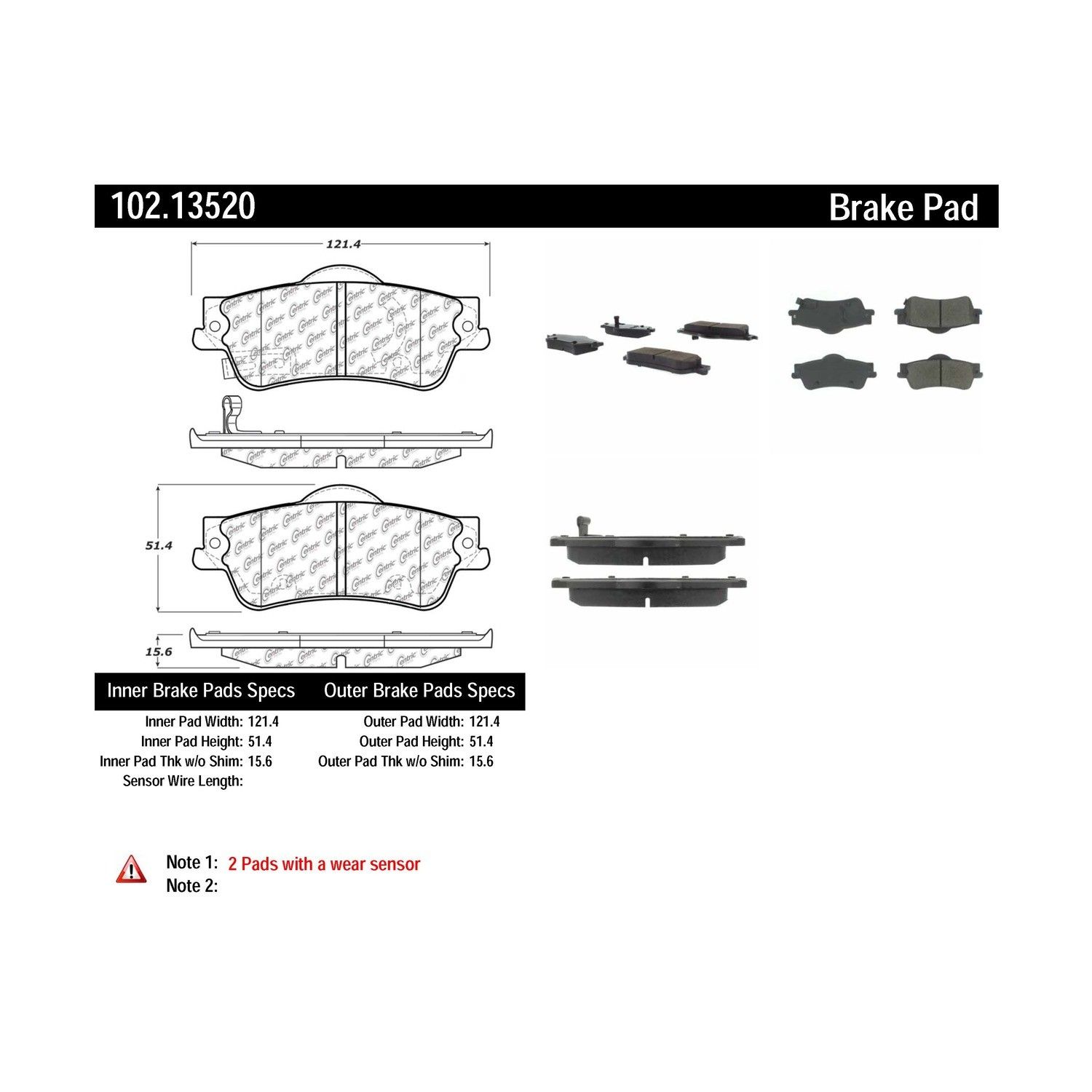 2014 Chevrolet SS Disc Brake Pad Set