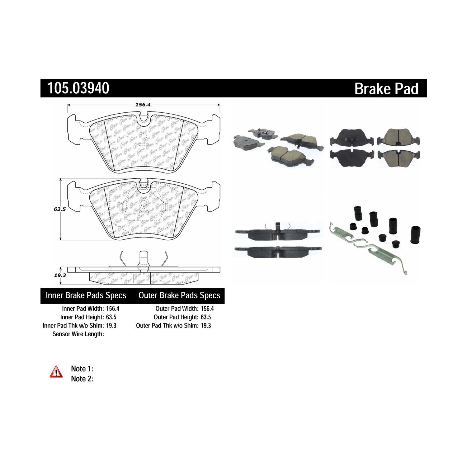 1987 BMW L7 Disc Brake Pad Set
