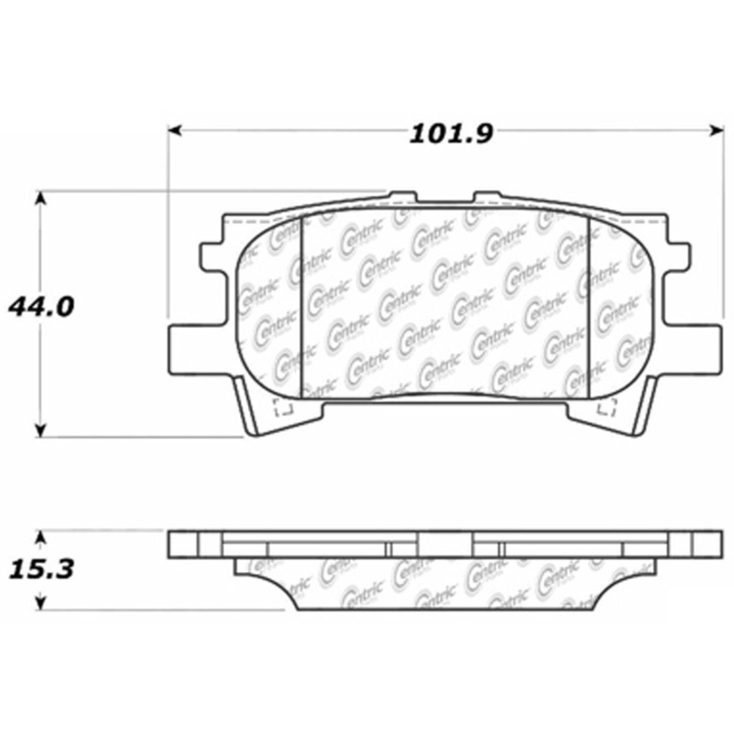 2006, 2005, 2004 Lexus RX330 Disc Brake Pad Set