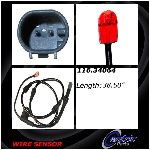 2018, 2017, 2016, 2015, 2014, 2013, 2012, 2011, 2010 BMW X5 Disc Brake Pad Wear Sensor