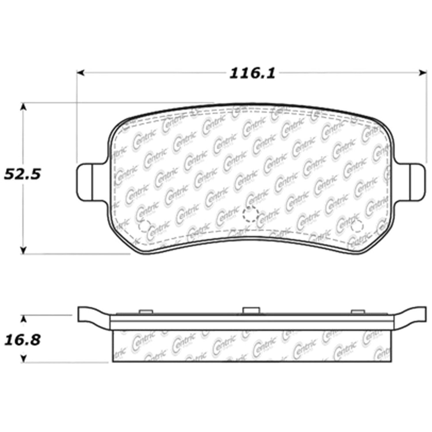 2007, 2006, 2005, 2004 Ford Freestar & Country Disc Brake Pad Set
