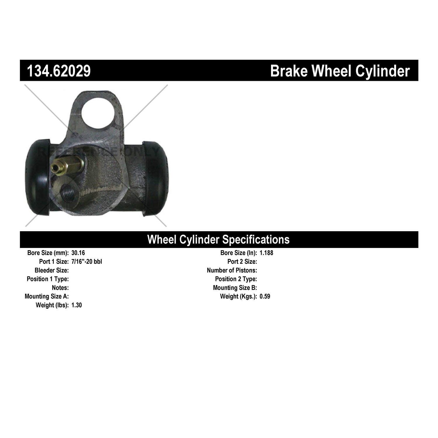 Dorman W51086 Front Left Wheel Cylinder