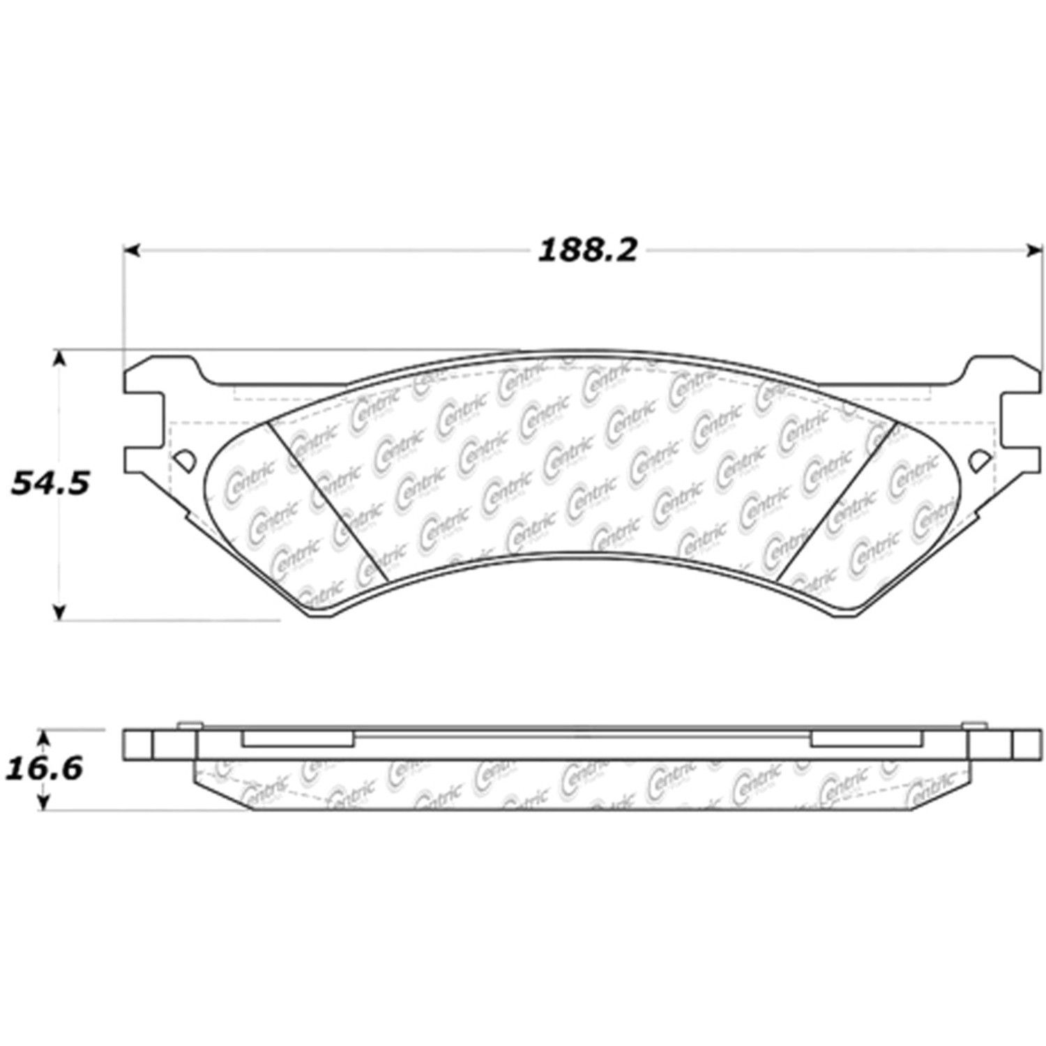 2002, 2001, 2000 Ford F-150 Disc Brake Pad Set