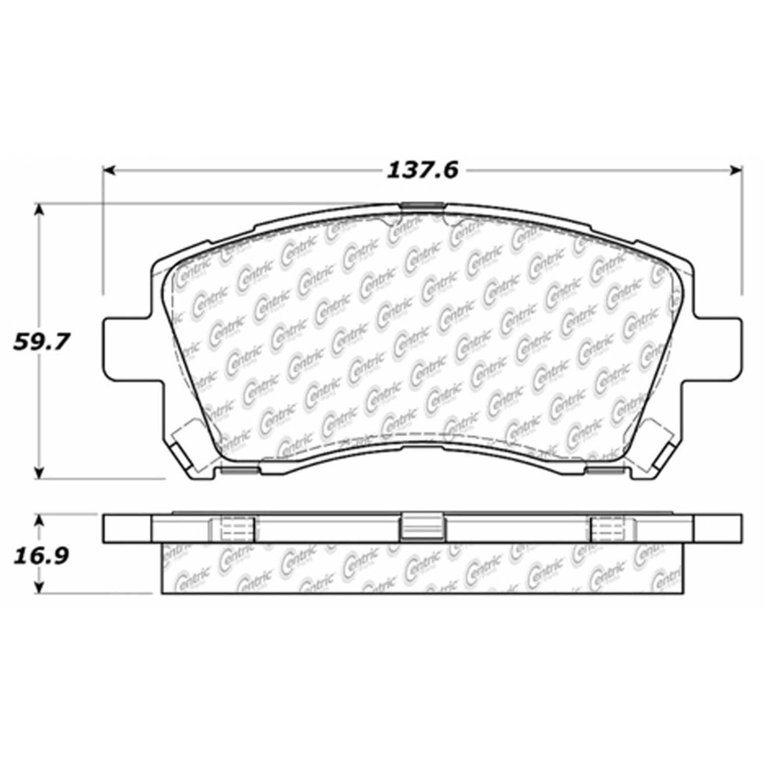 2002, 2001, 2000 Subaru Outback Disc Brake Pad Set