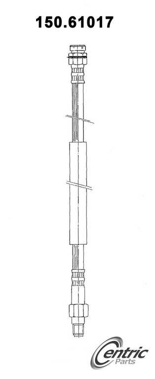 1980, 1979, 1978, 1977, 1976, 1975, 1974 Ford Pinto II Brake Hydraulic Hose