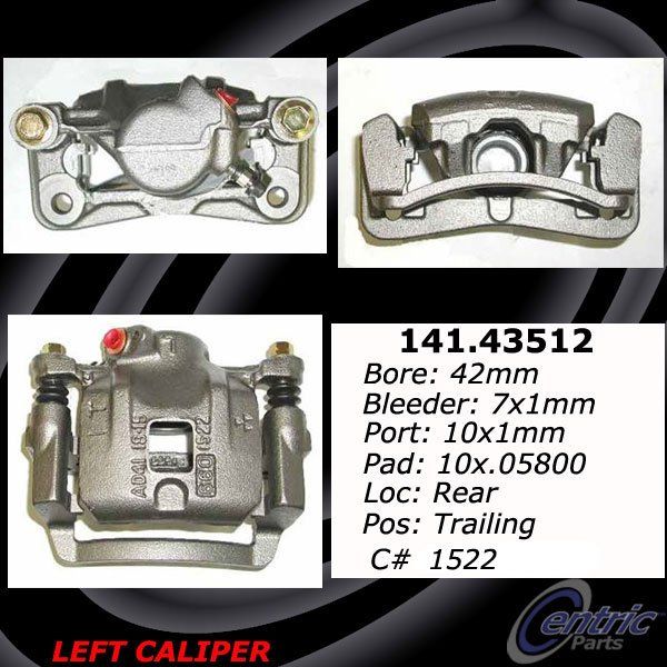 2004, 2003, 2002 Isuzu Axiom Disc Brake Caliper