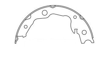 2012, 2011, 2010 Lexus HS250h Parking Brake Shoe