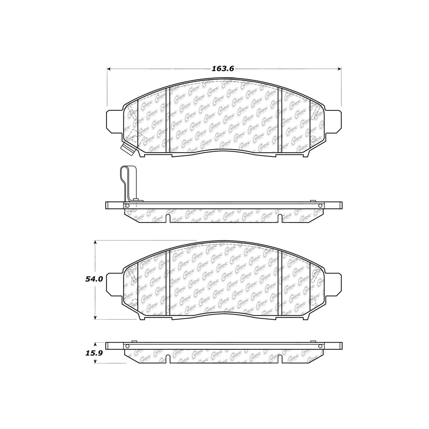 2012, 2011, 2010, 2009 Suzuki Equator Disc Brake Pad Set