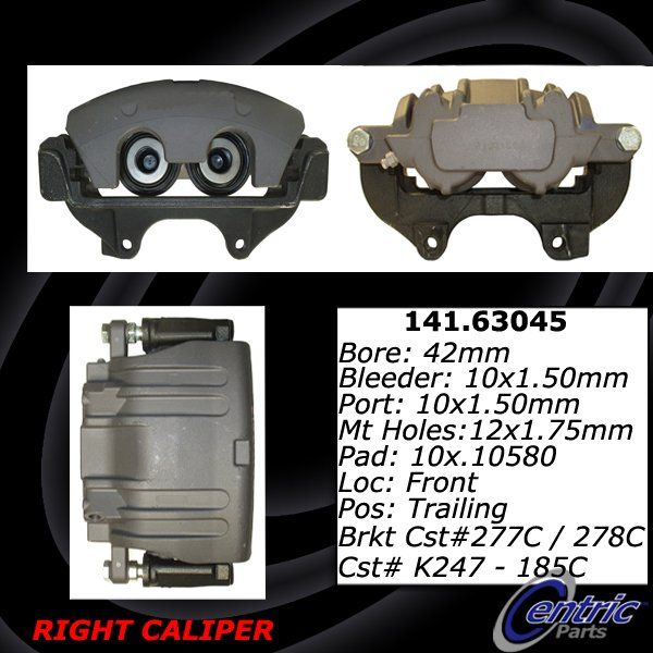 2011, 2010, 2009 Dodge Challenger Disc Brake Caliper