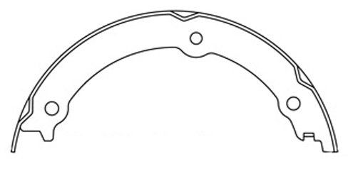 2010, 2009 Hummer H3T Parking Brake Shoe