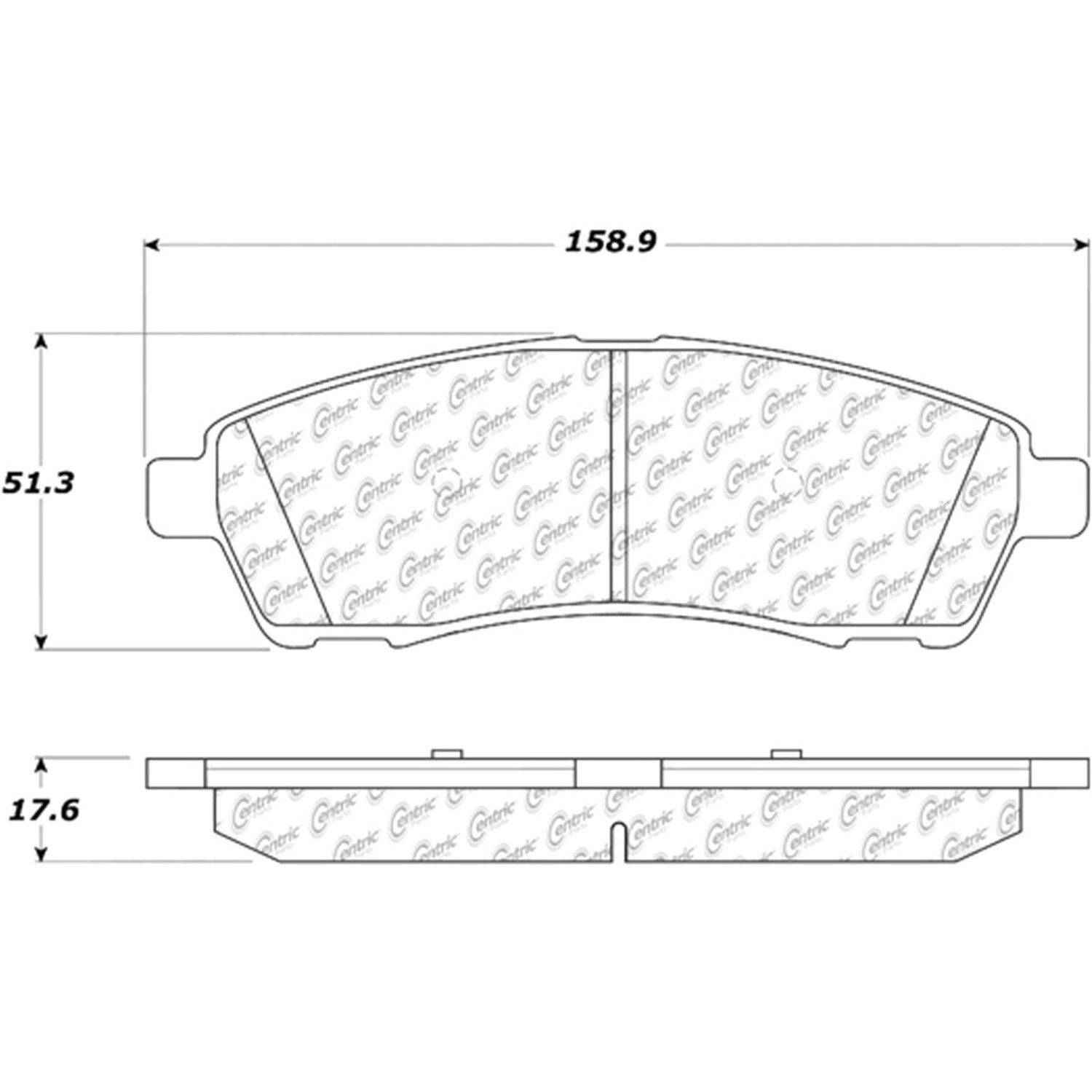 2005, 2004, 2003, 2002, 2001, 2000 Ford Excursion Disc Brake Pad Set