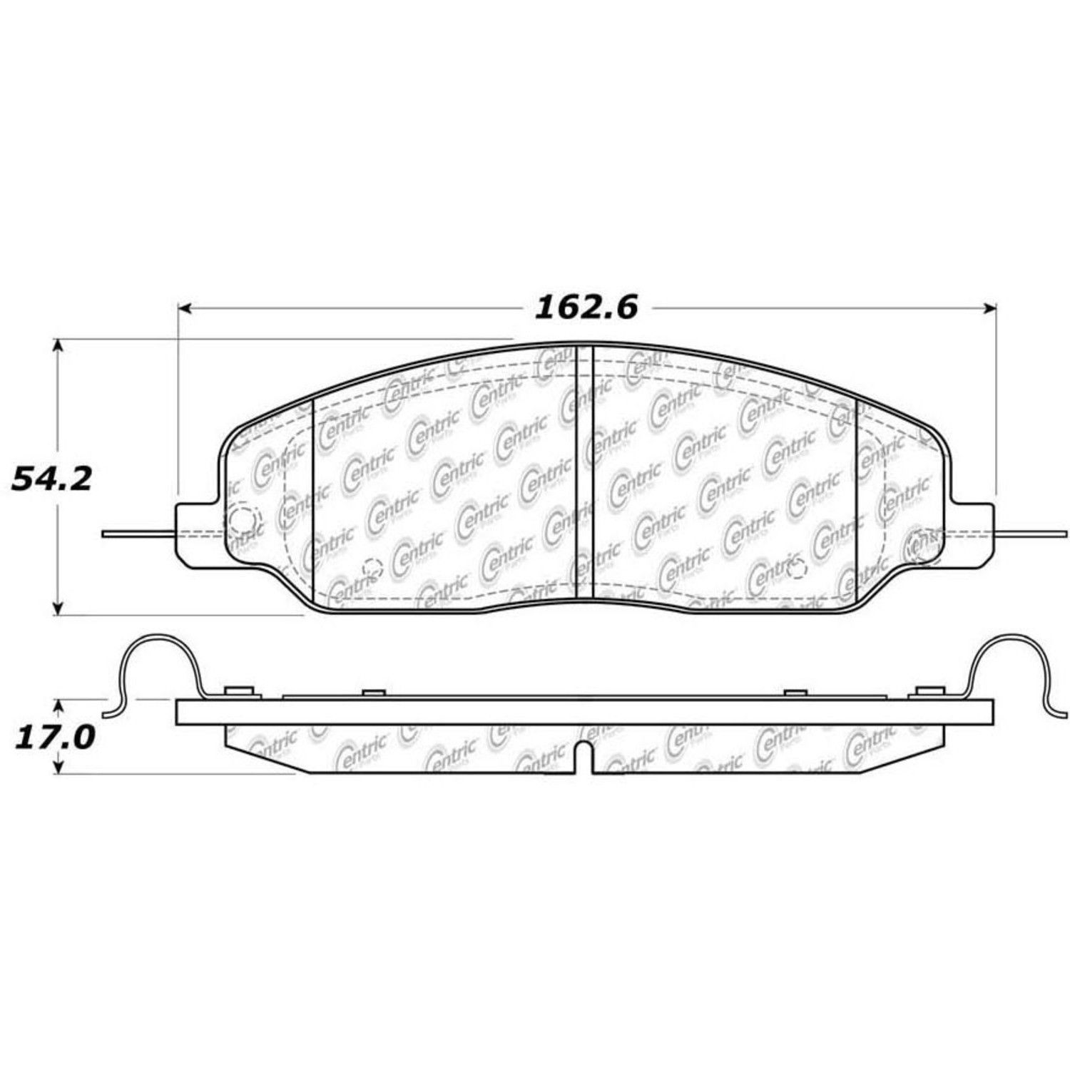 2010, 2009, 2008, 2007, 2006, 2005 Ford Mustang Disc Brake Pad Set