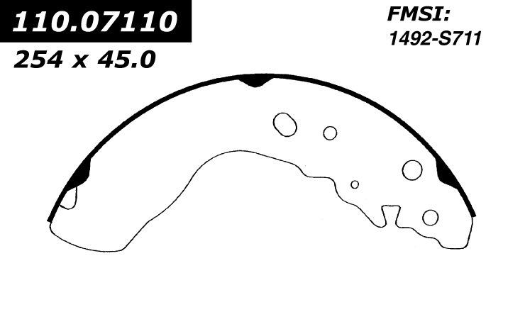 1997, 1996 Geo Tracker Drum Brake Shoe