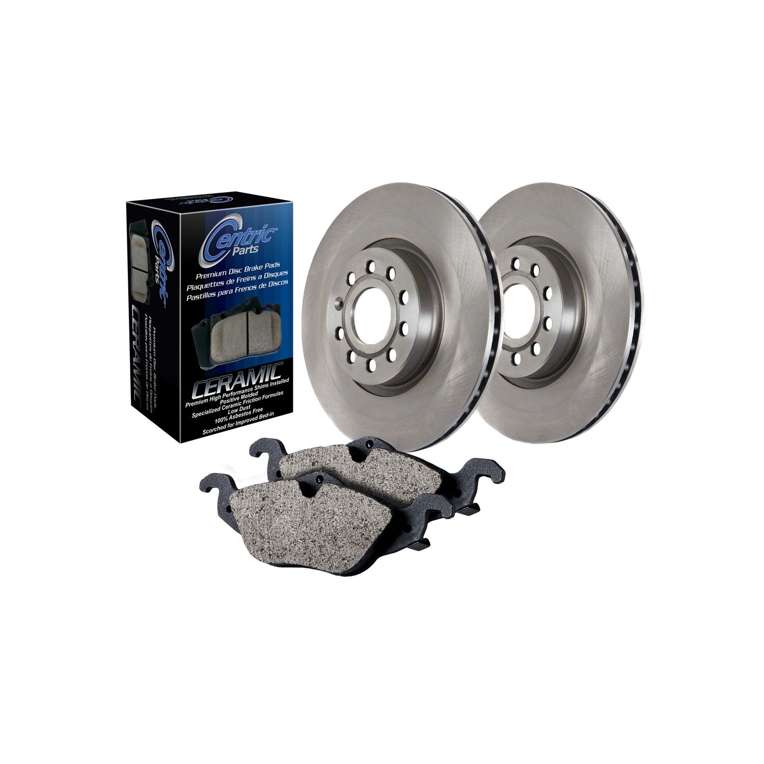 Disc Brake Pad Set Rear Centric 105.15470