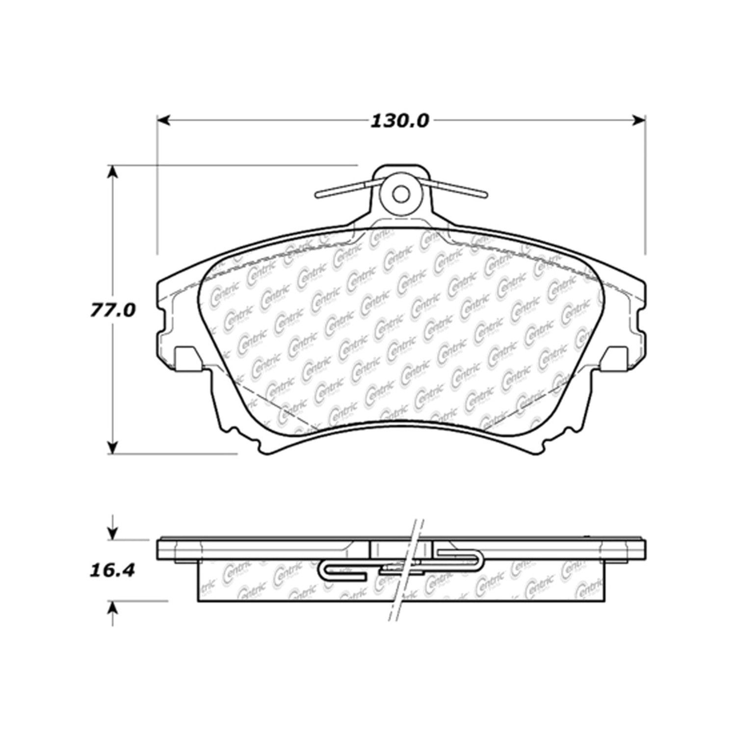 2012, 2011, 2010, 2009, 2008, 2007, 2006, 2005, 2004, 2003, 2002, 2001, 2000 Volvo S40 Disc Brake Pad Set