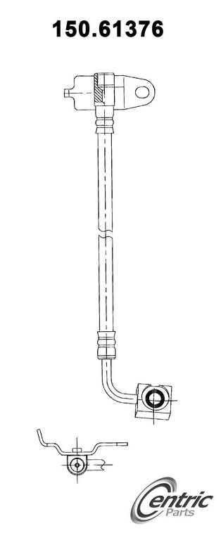 2007, 2006, 2005, 2004, 2003, 2002, 2001, 2000, 1999, 1998, 1997, 1996 Ford Taurus Brake Hydraulic Hose