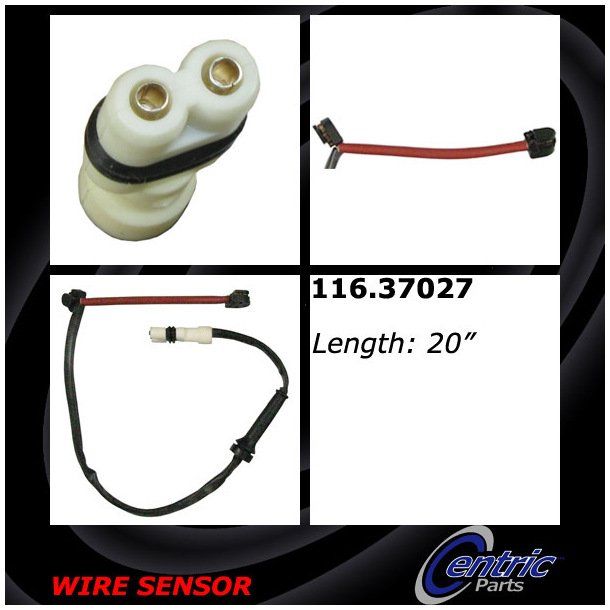 2012, 2011, 2010, 2009, 2008, 2007, 2006, 2005 Porsche Boxster Disc Brake Pad Wear Sensor
