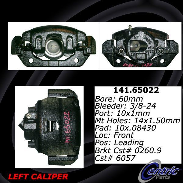 2007, 2006, 2005, 2004, 2003, 2002, 2001 Ford Escape Disc Brake Caliper
