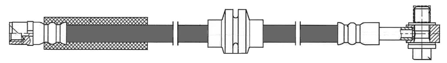 2010 Buick Allure Brake Hydraulic Hose