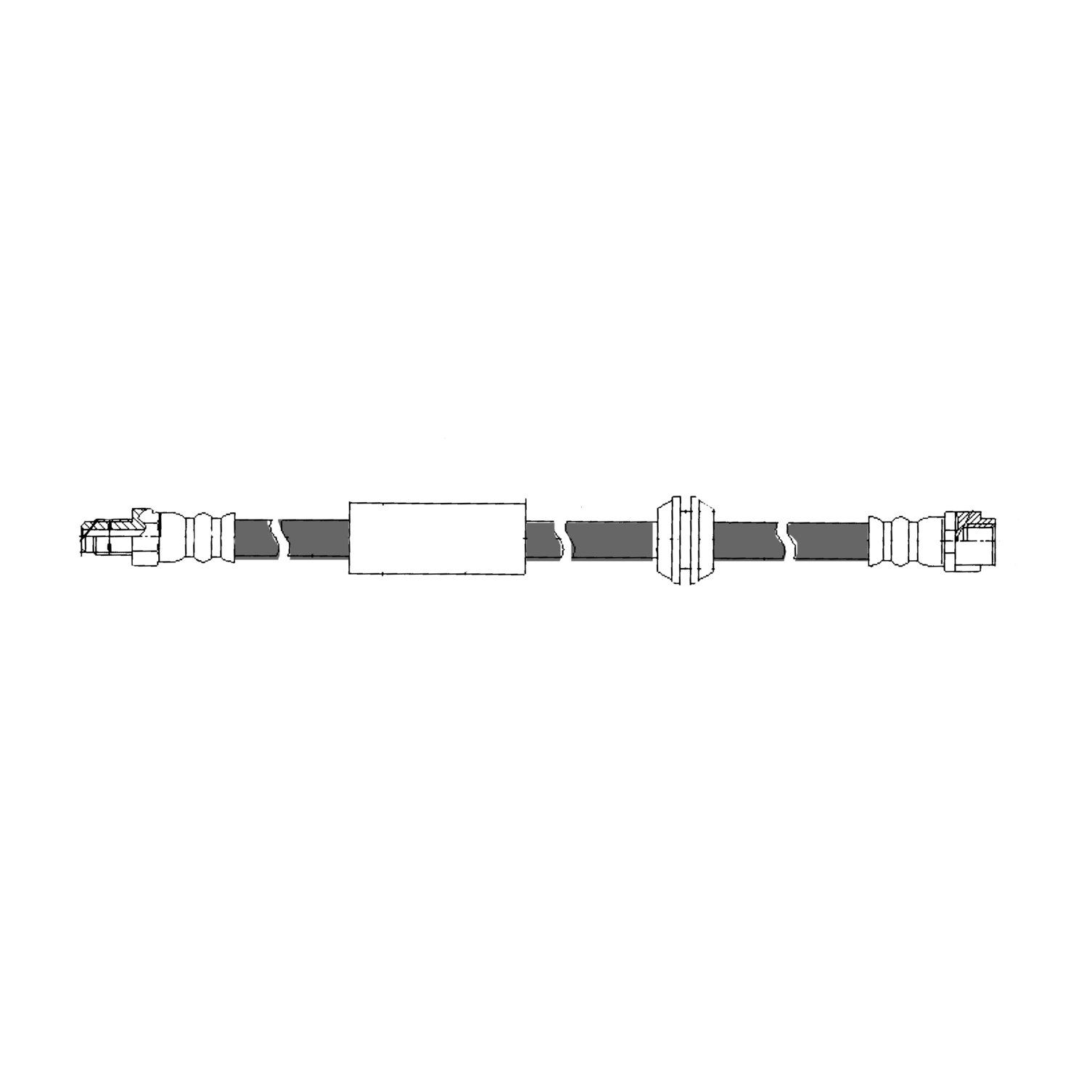 2009, 2008, 2007 Mercedes-Benz ML320 2007-2009 Mercedes-Benz G55 AMG Brake Hydraulic Hose