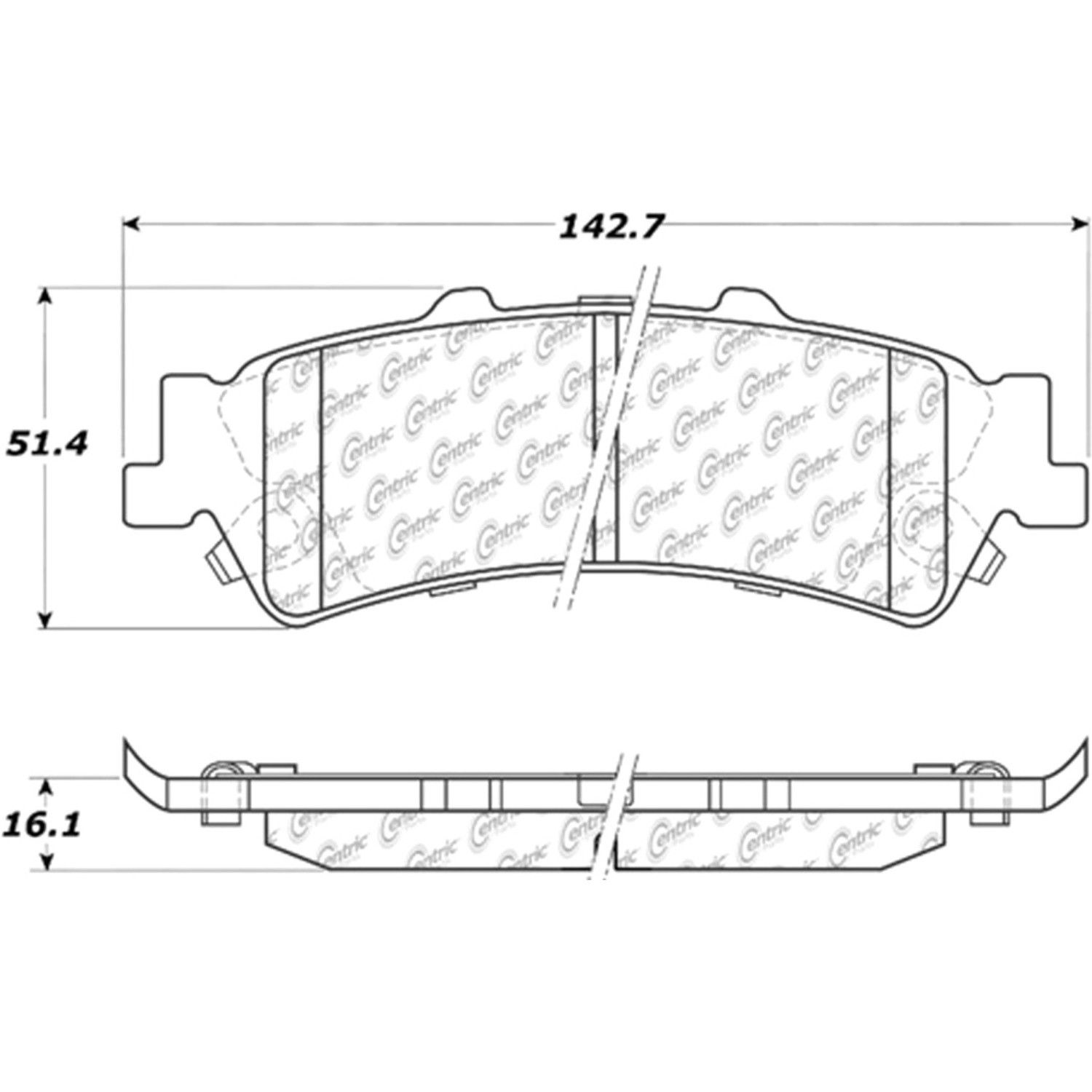 2005, 2004, 2003 Chevrolet Astro Disc Brake Pad Set
