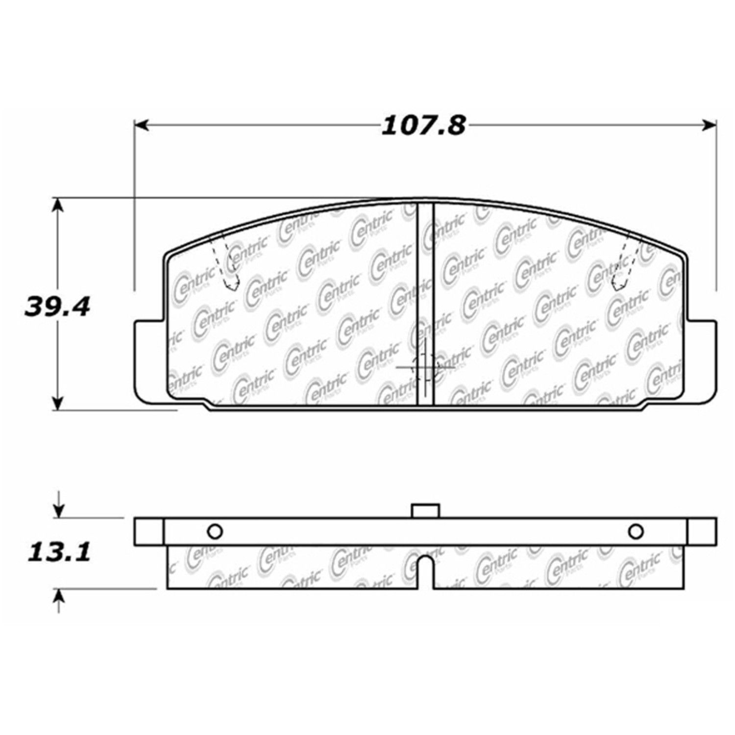 2005, 2004, 2003 Mazda 6 Disc Brake Pad Set