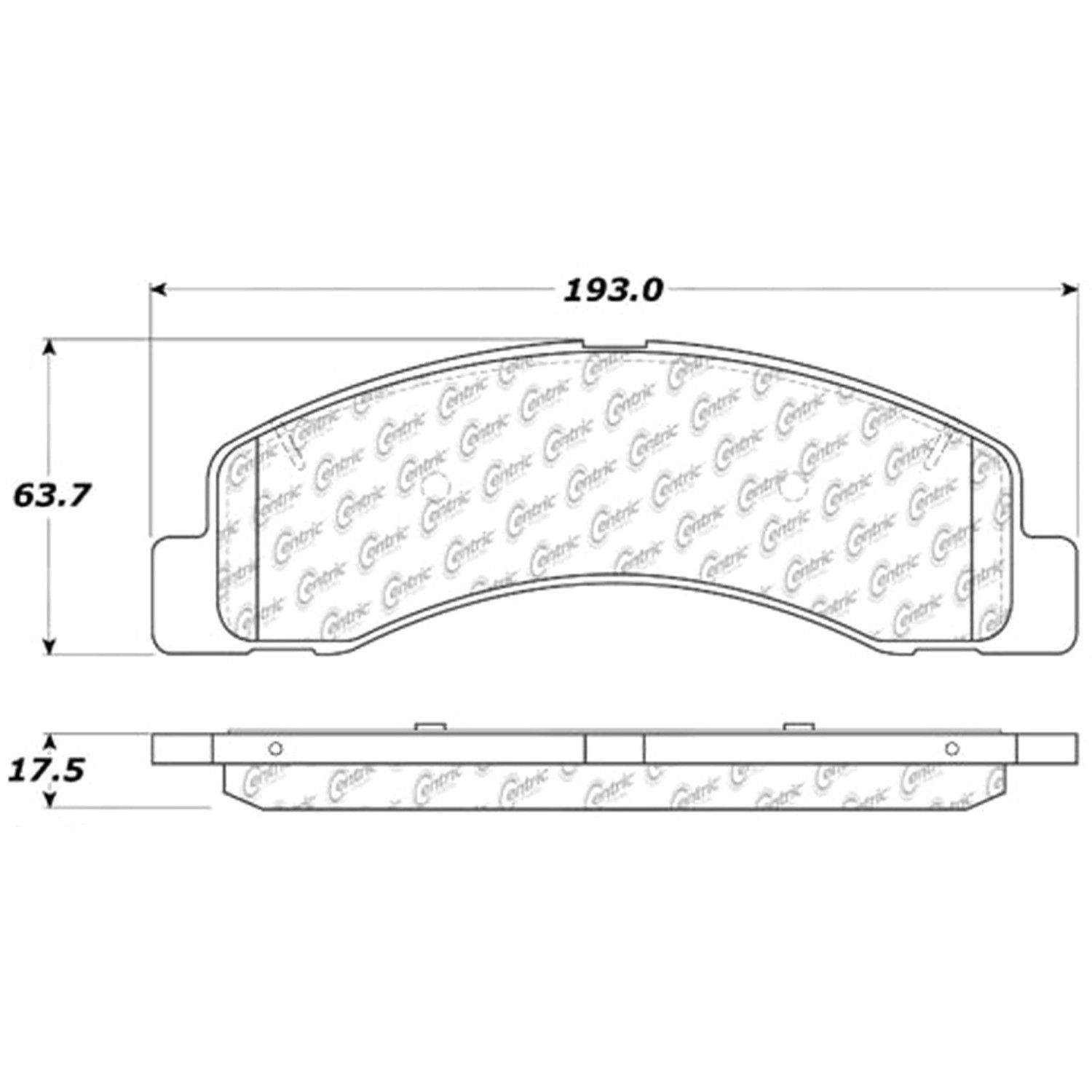 2004, 2003, 2002, 2001, 2000 Ford F-250 Wagon Disc Brake Pad Set