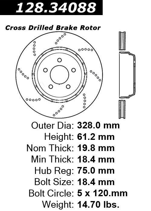 2006-2008 BMW M3 Disc Brake Rotor Centric
