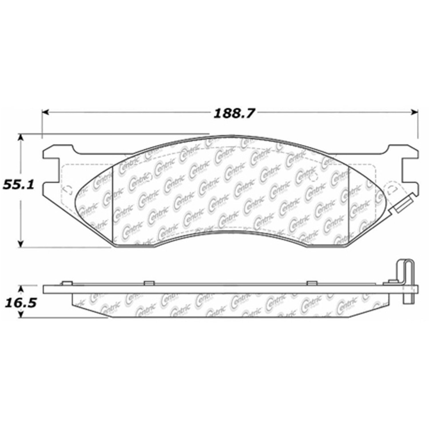 2003 Dodge Durango Disc Brake Pad Set