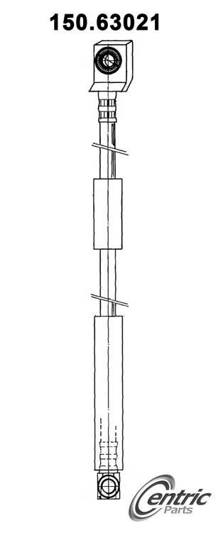 1983, 1982, 1981 Chrysler Imperial Brake Hydraulic Hose