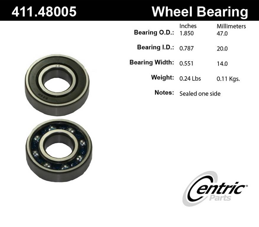 2001, 2000, 1999, 1998, 1997, 1996, 1995, 1994, 1993, 1992, 1991, 1990, 1989 Suzuki Swift Drive Axle Shaft Bearing