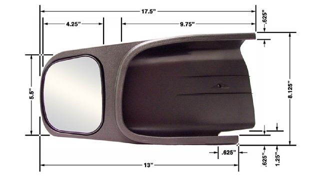 2002-2008 Dodge Ram 1500 Towing Mirror - Right (CIPA)