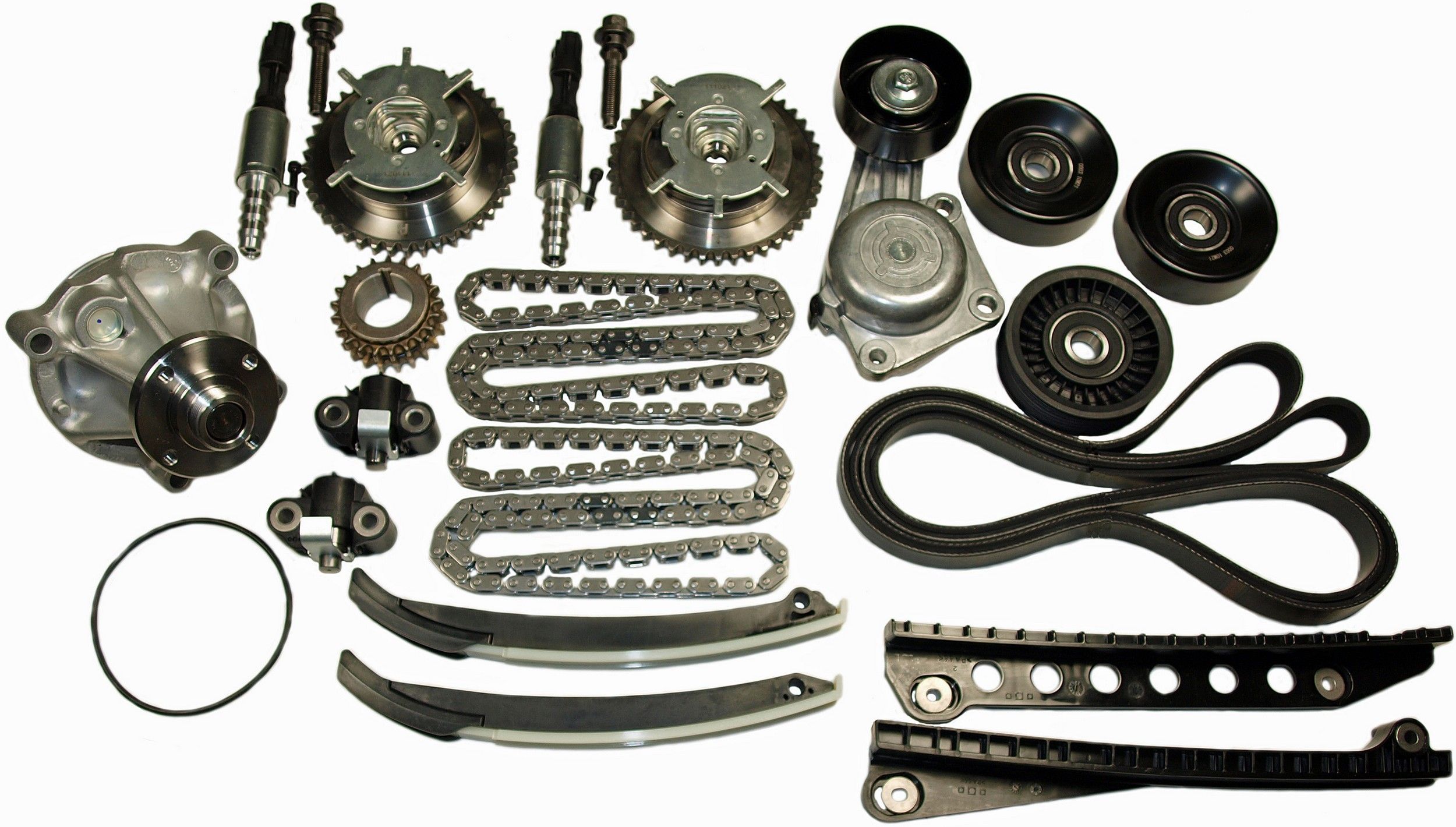 2014, 2013, 2012, 2011, 2010, 2009, 2008, 2007, 2006, 2005 Ford Expedition Engine Timing Chain and Accessory Drive Belt Kit w