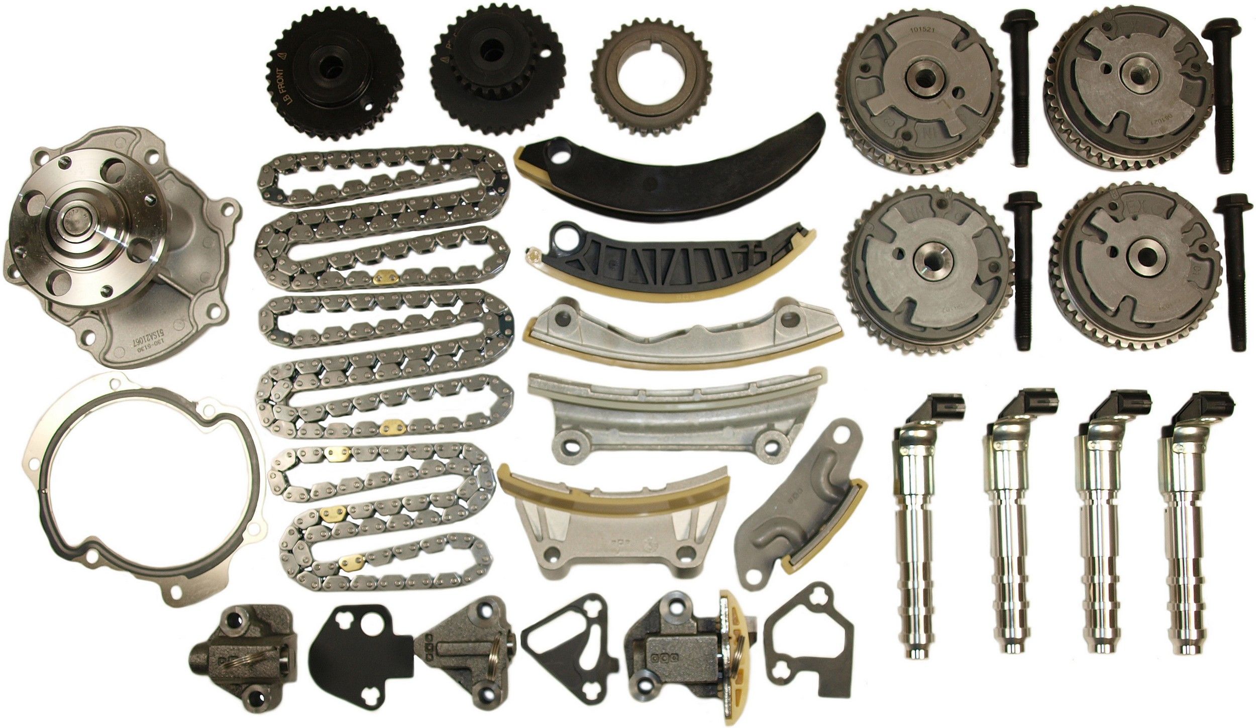 2017, 2016, 2015, 2014, 2013, 2012, 2011, 2010, 2009, 2008 Chevrolet Equinox Engine Timing Chain Kit with Water Pump