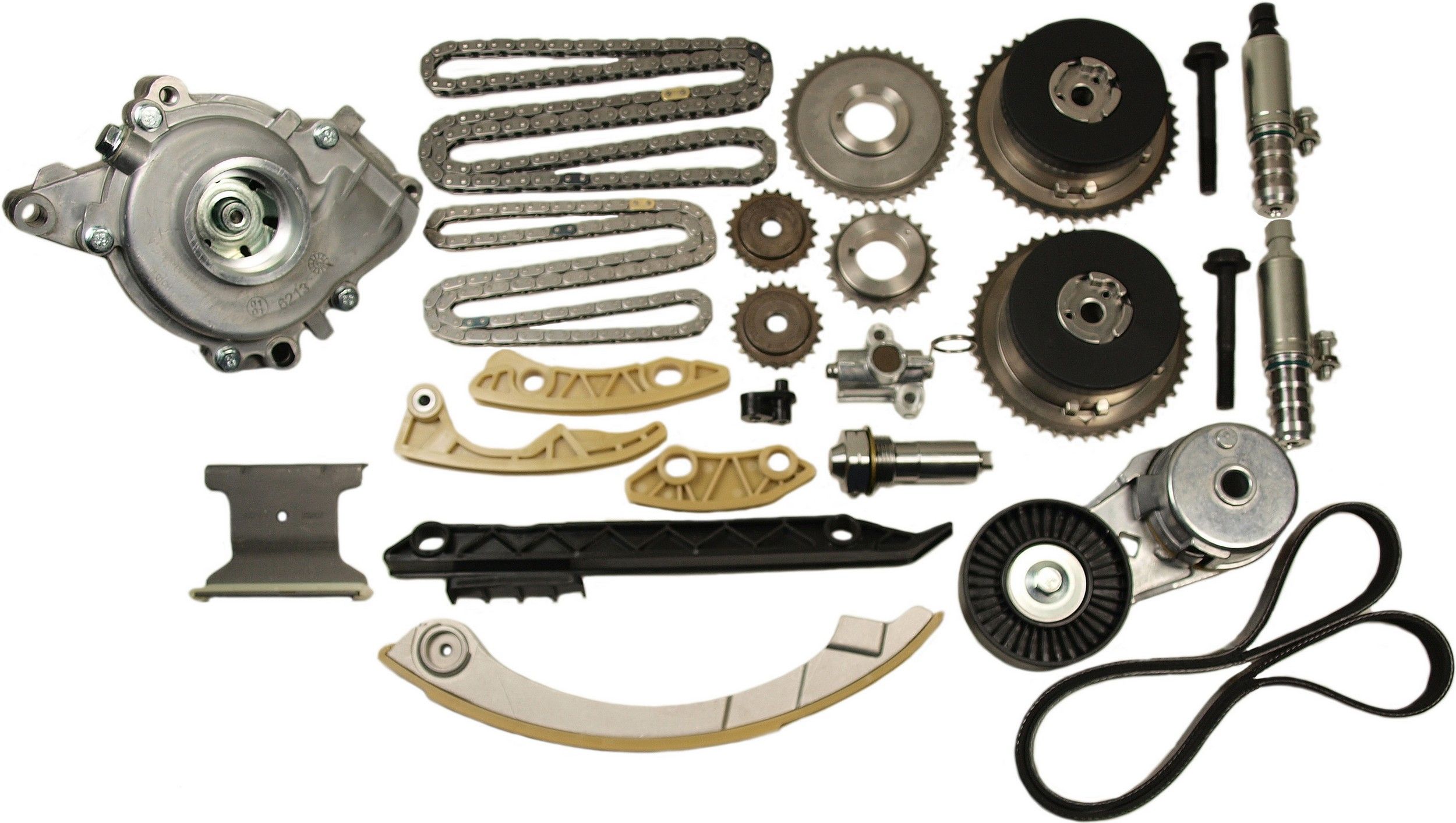 2017, 2016, 2015, 2014, 2013, 2012, 2011 Chevrolet Equinox Engine Timing Chain and Accessory Drive Belt Kit w
