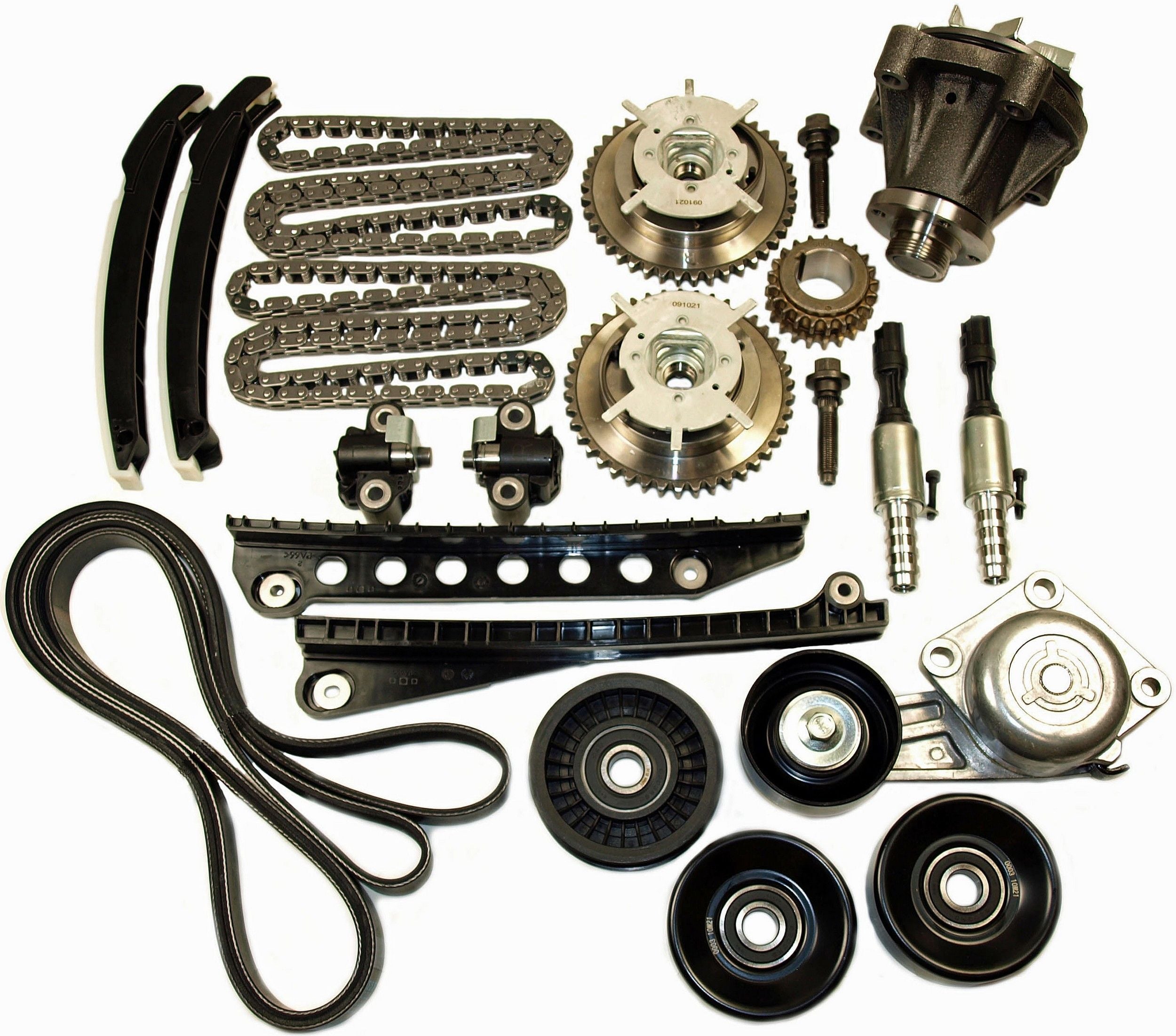2008, 2007 Ford Expedition Engine Timing Chain and Accessory Drive Belt Kit w