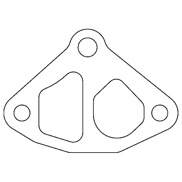 1994-1996 Chevrolet Caprice Engine Water Pump Mounting Gasket (Cometic Gasket)