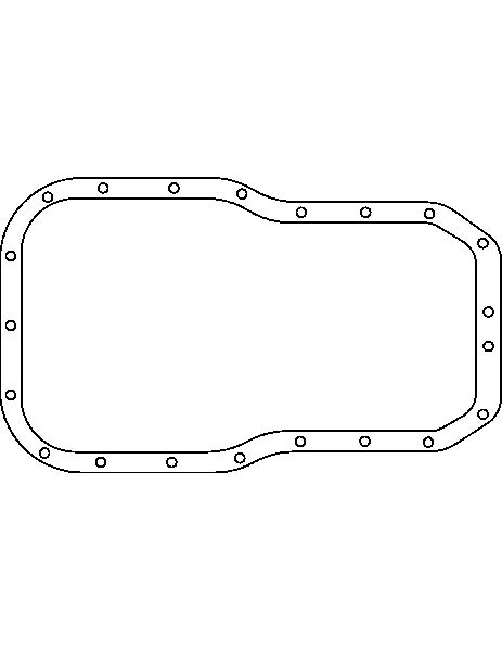 1991-1995 Toyota MR2 Engine Oil Pan Gasket (Cometic Gasket)