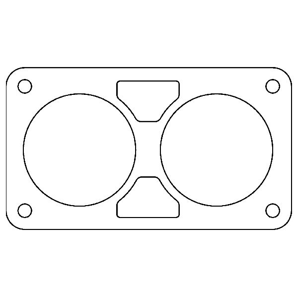 1996-1998 Ford Mustang Fuel Injection Throttle Body Mounting Gasket (Cometic Gasket)