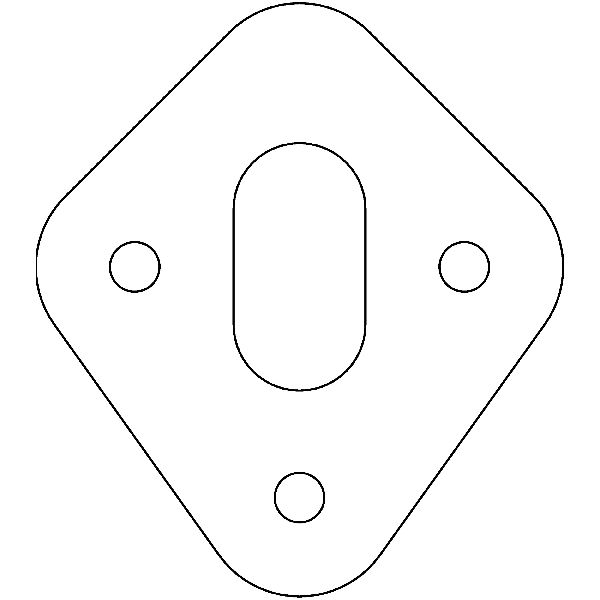 1950-1953 Mercury Monterey Engine Oil Pan Gasket (Cometic Gasket)