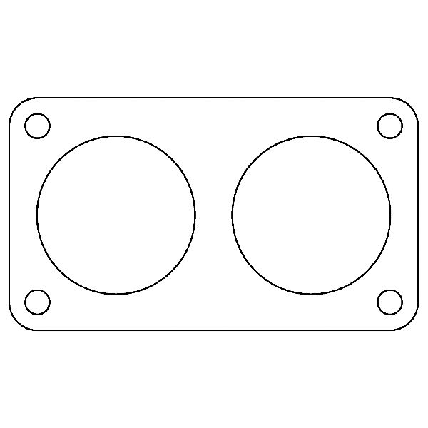 1985-1996 Ford F-150 Fuel Injection Throttle Body Mounting Gasket (Cometic Gasket)