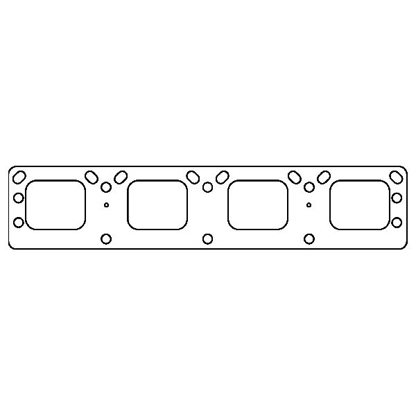 1966 Plymouth Fury Exhaust Manifold Gasket Set (Cometic Gasket)