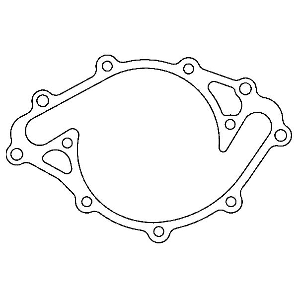 1964-1969 Ford Custom 500 Engine Water Pump Backing Plate Gasket (Cometic Gasket)