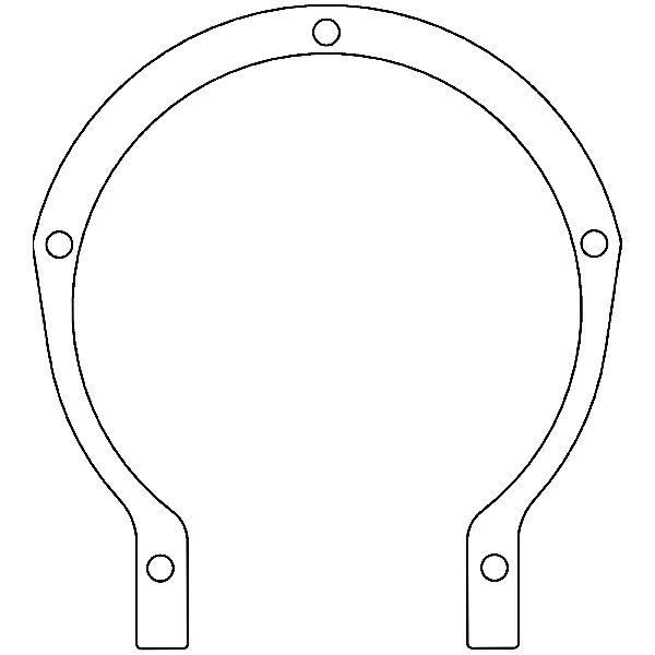 1953 Ford F-350 Engine Timing Cover Gasket (Cometic Gasket)