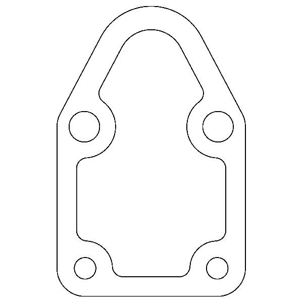 1970-1986 GMC Jimmy Fuel Pump Mounting Gasket (Cometic Gasket)