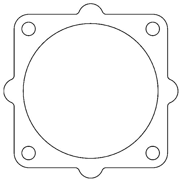 2002-2006 Nissan Altima Fuel Injection Throttle Body Mounting Gasket (Cometic Gasket)