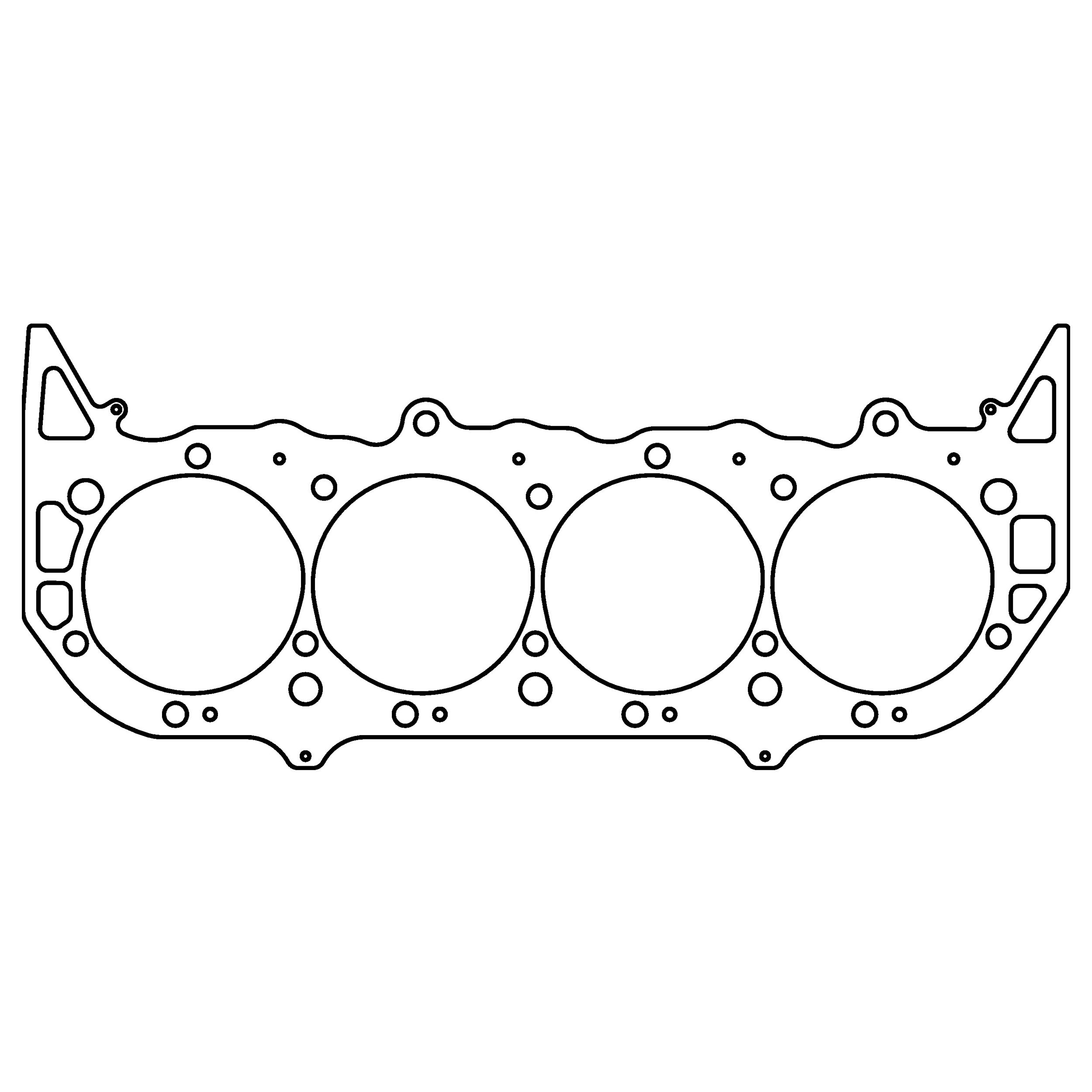 1989, 1988, 1987, 1986, 1985, 1984, 1983, 1982, 1981, 1980, 1979 GMC P3500 Air Engine Cylinder Head Gasket